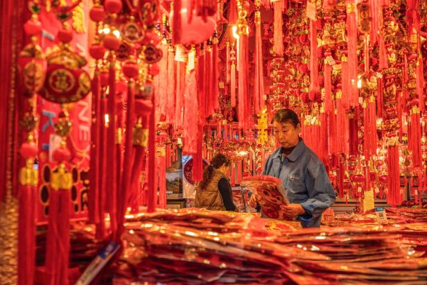 China startet ins Jahr der Schlange Stimmung ist gedrückt