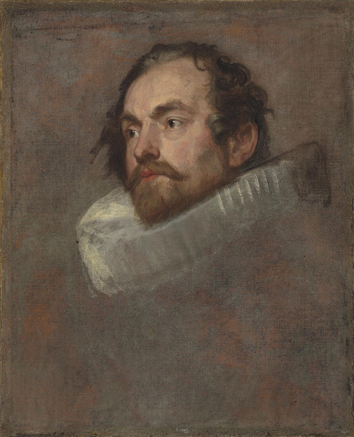 Anthonis Van Dyck Kopf eines Mannes