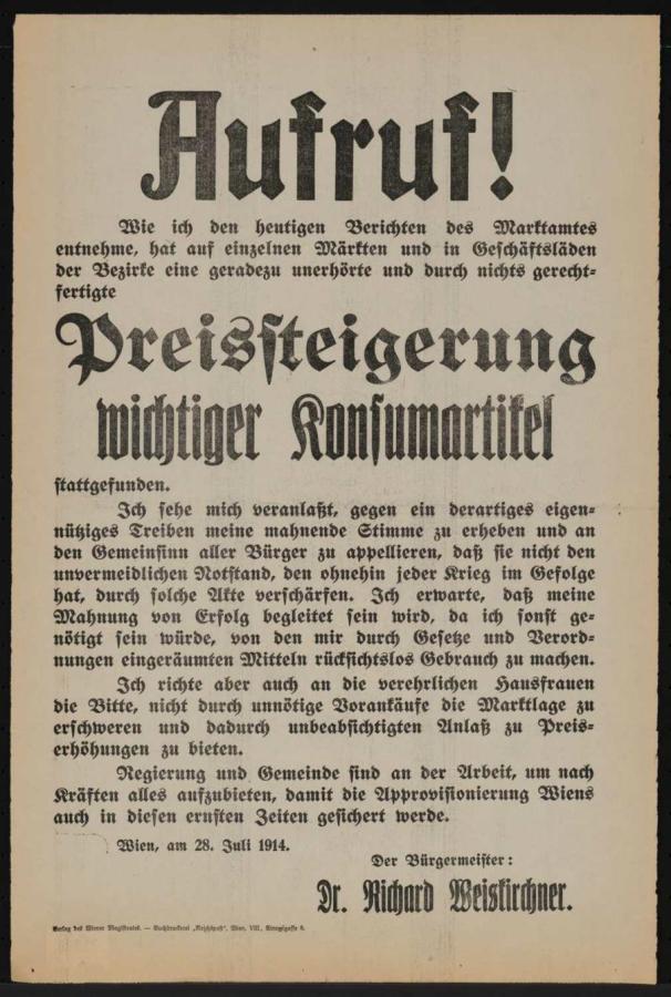 28. Juli 1914 Ein Sommertag als Anfang vom Ende kurier.at