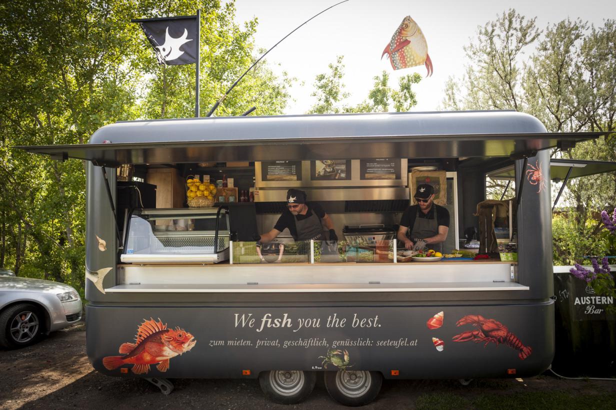 Food Festival Vienna FoodTrucks machen im Museumsquartier Station