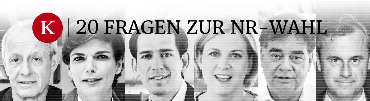 Über das Projekt: 20 Fragen - 6 Kandidaten