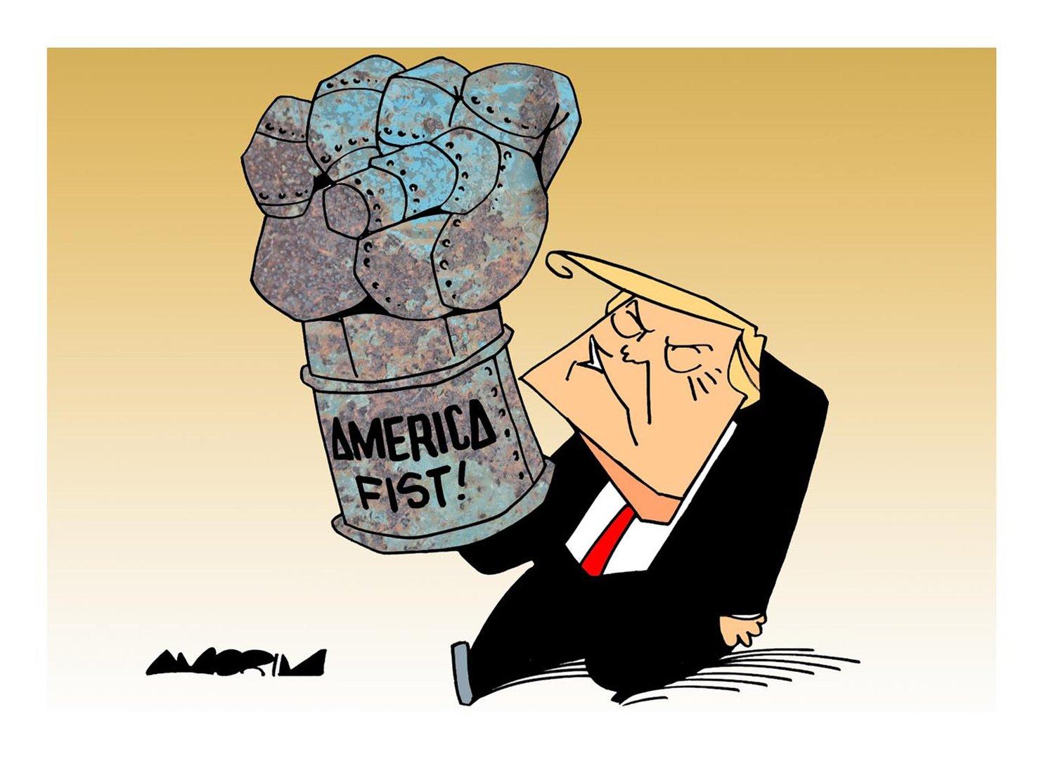 Die besten TrumpKarikaturen kurier.at