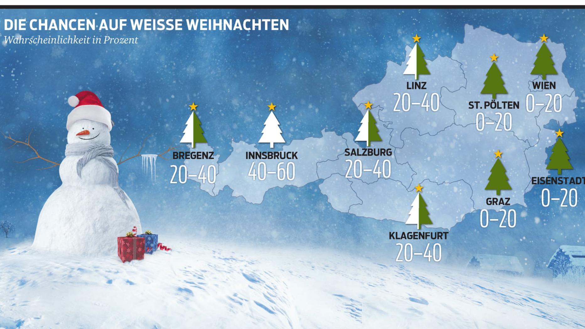 Gibt Es Zu Weihnachten 2022 Schnee Schnee zu Weihnachten in Sichtweite kurier.at