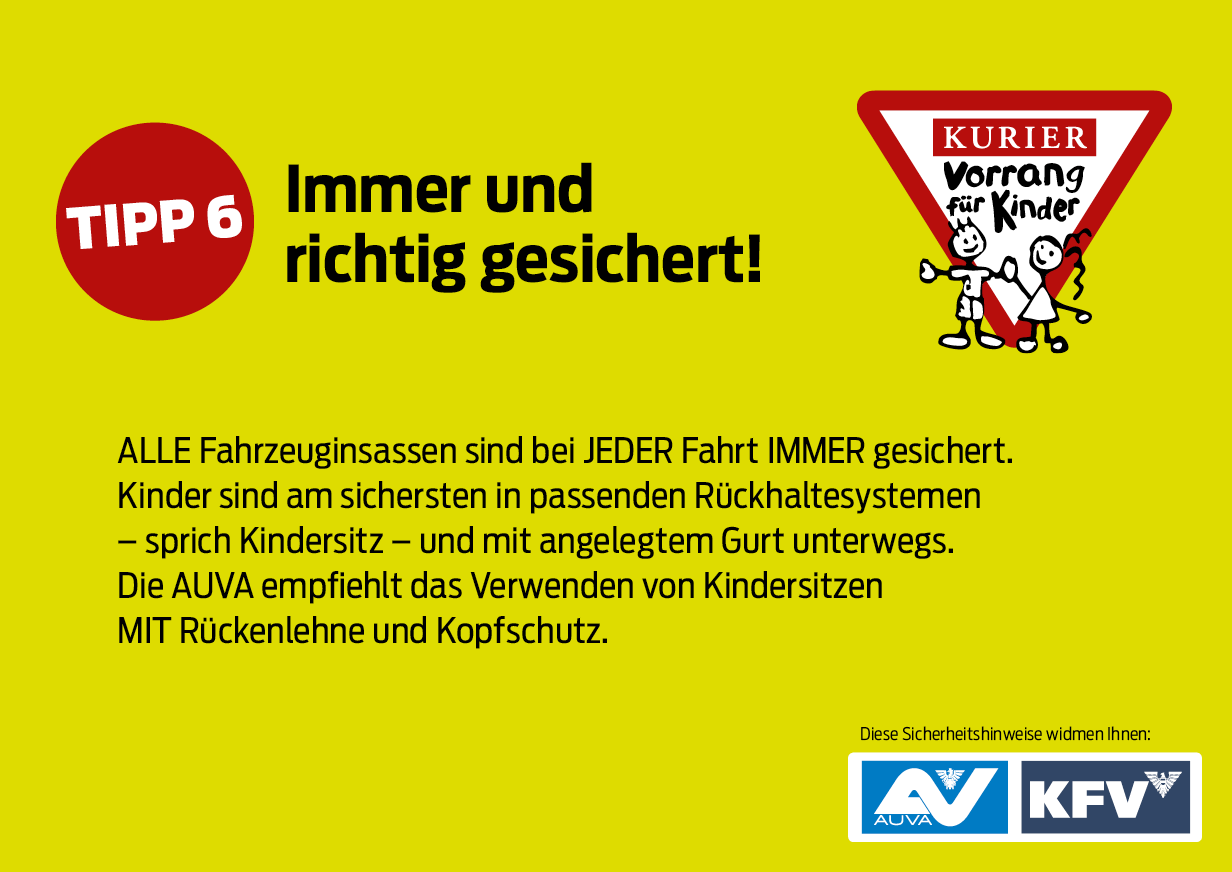 Vorsicht im Straßenverkehr: die wichtigsten Verhaltensregeln | kurier.at