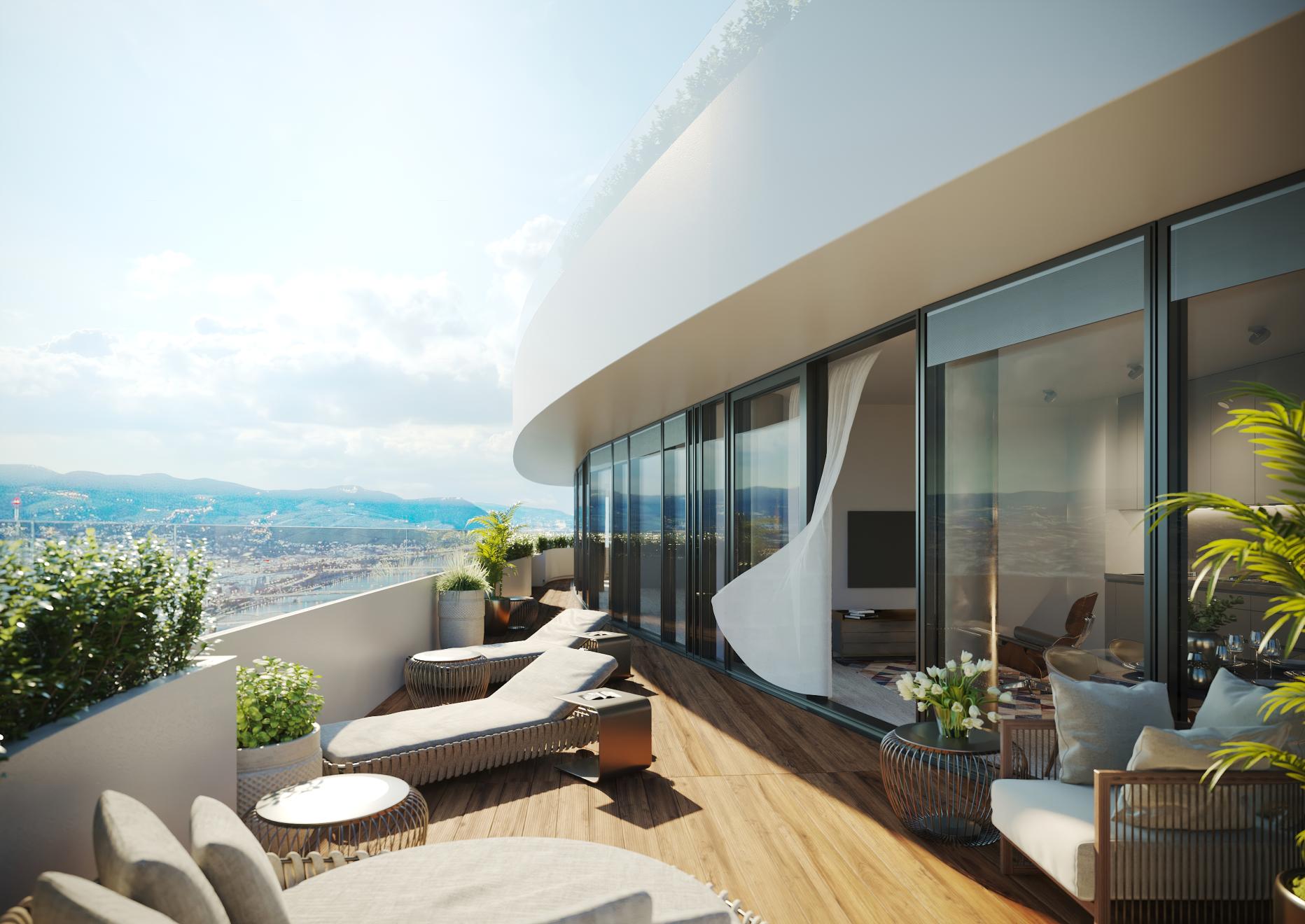 Danube Flats Baubeginn für Österreichs höchsten Wohnturm fix