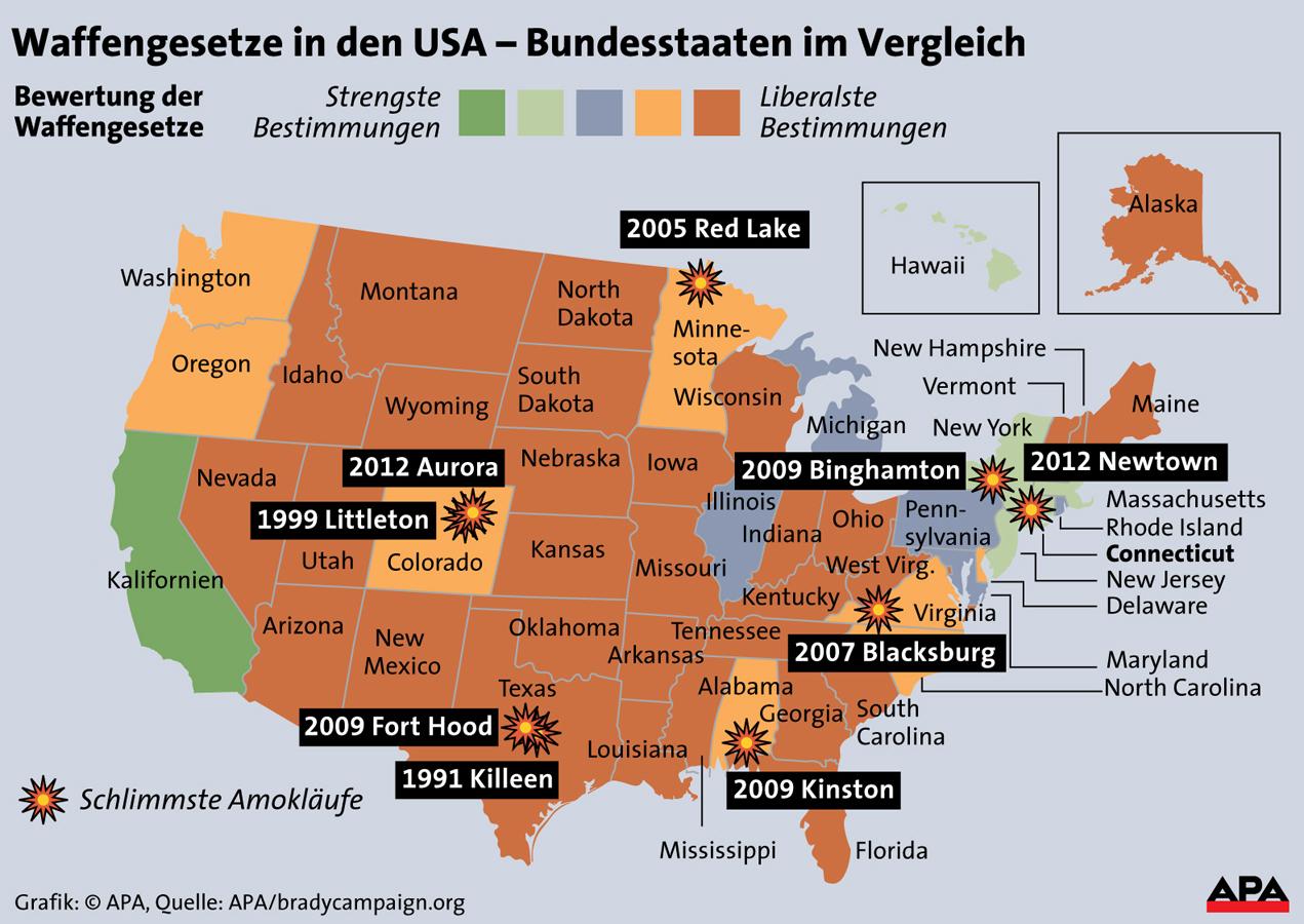 New York stoppt Verkauf von Sturmgewehren | kurier.at