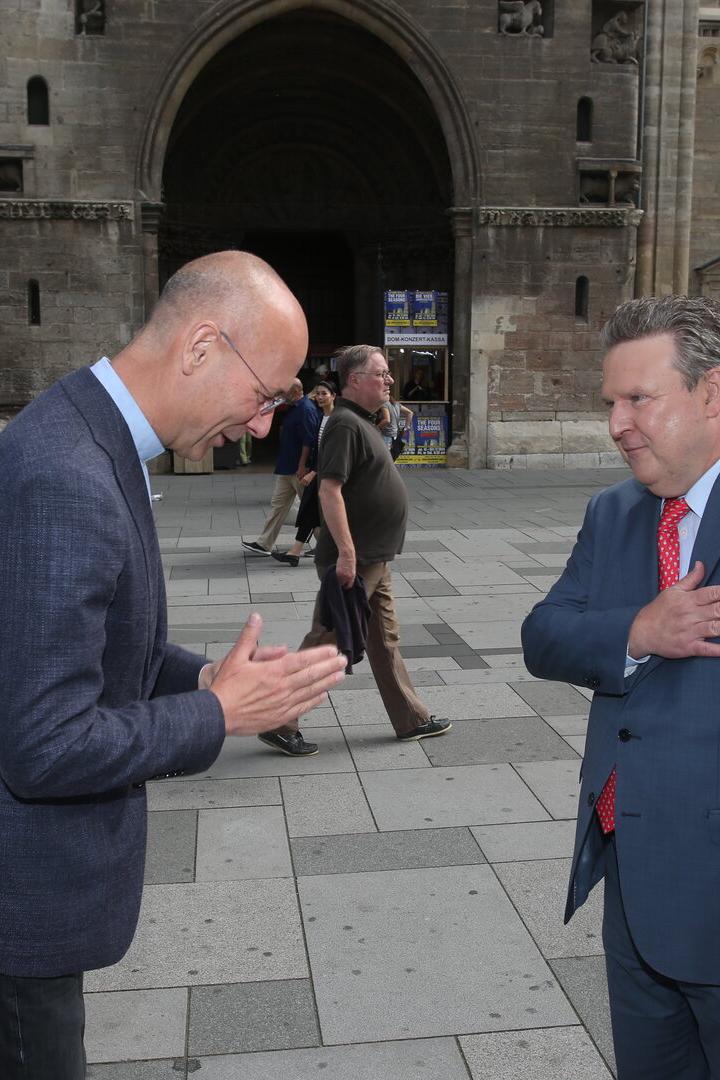 Michael Ludwig und Toni Faber. 