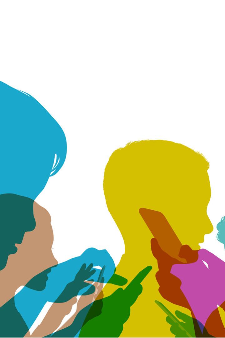 Children Using Mobile phones