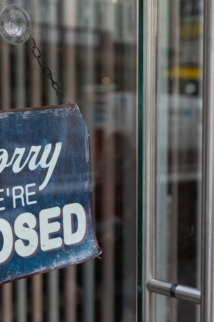 Geschlossene Geschäfte auf der Mariahilfer Straße