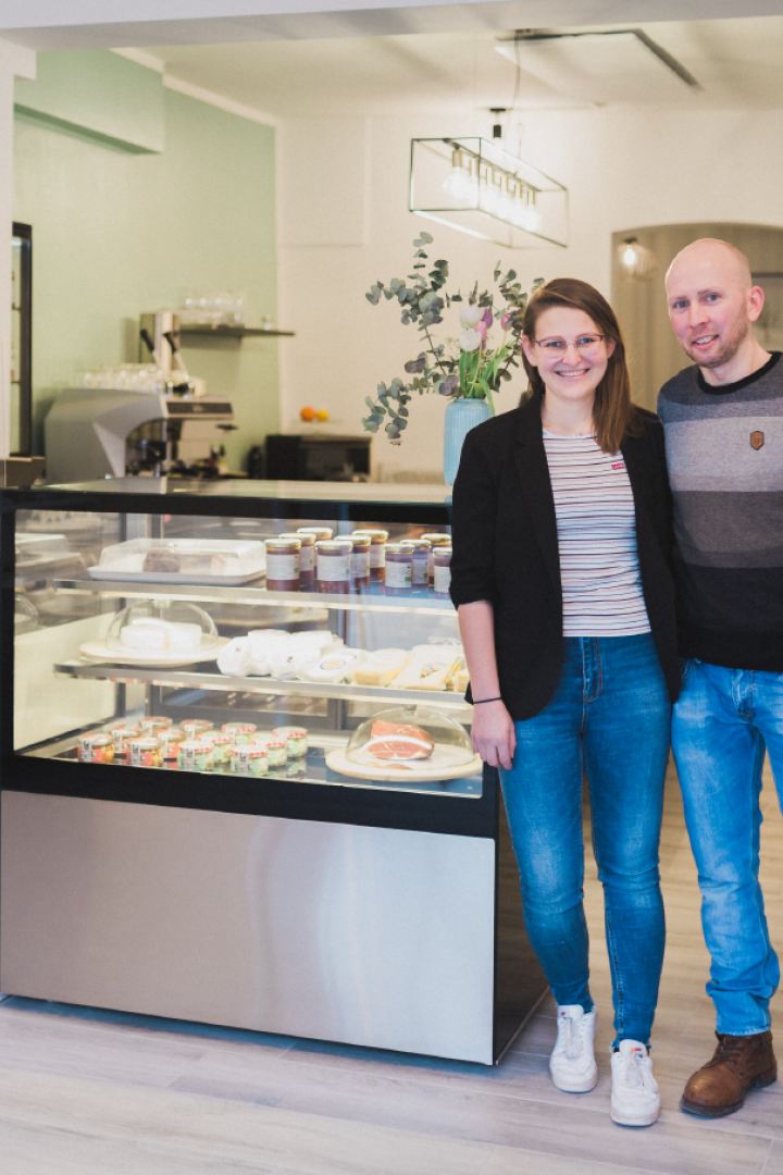 Alexandra Neubauer und Matthias Raffelt führen den nachhaltigen Laden Ralfis mit integriertem Bistro.