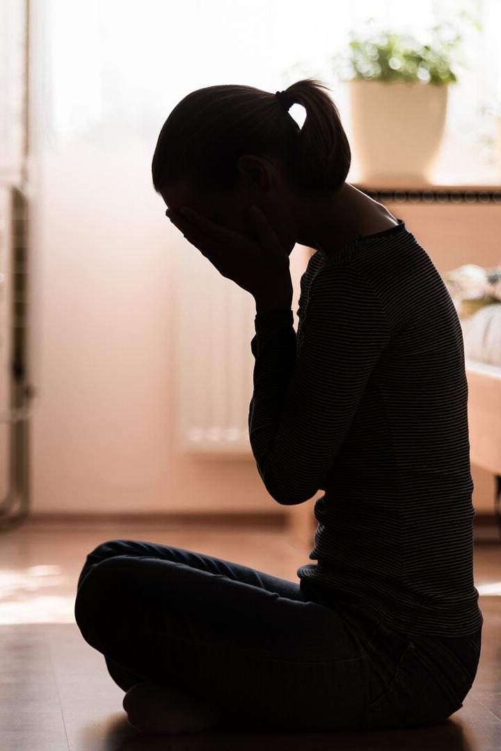 Sad young woman