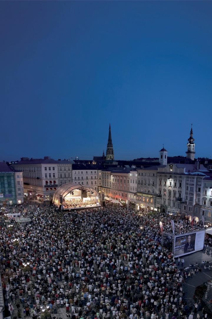 Großes Geburtstagskonzert für Bruckner am Linzer Hauptplatz