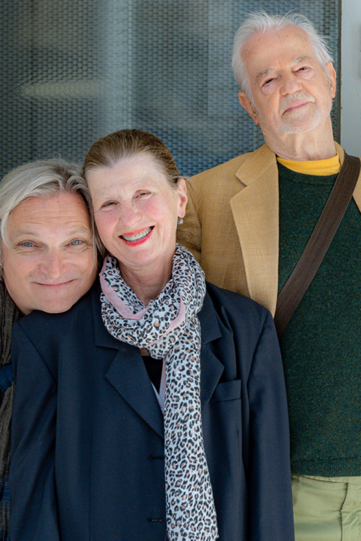 Besetzung „Der Ignorant und der Wahnsinnige“: v.l.n.r.: Julia Stemberger (Königin der Nacht), Stefan Jürgens (Doktor), Therese Affolter (Frau Vargo), Martin Schwab (Vater), Dirk Nocker (Kellner Winter) 