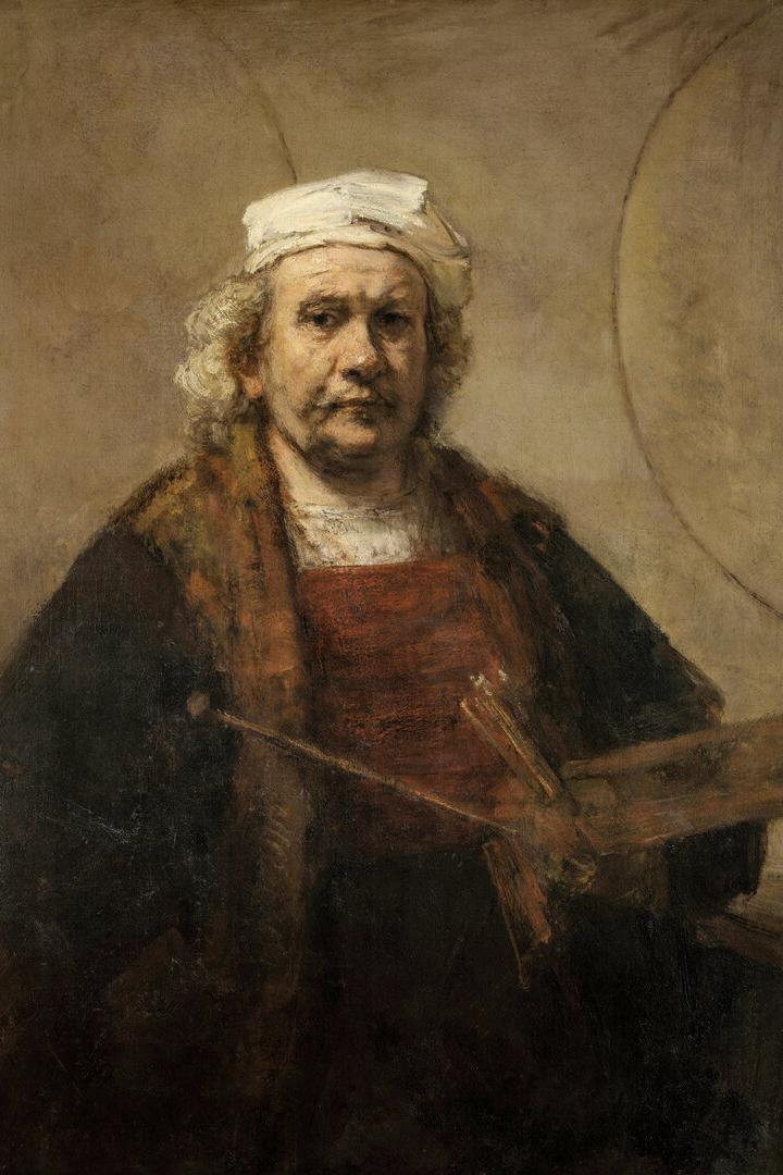 Symbolbild Rembrandt Ausstellung im KHM in Wien: Rembrandt Selbstporträt 