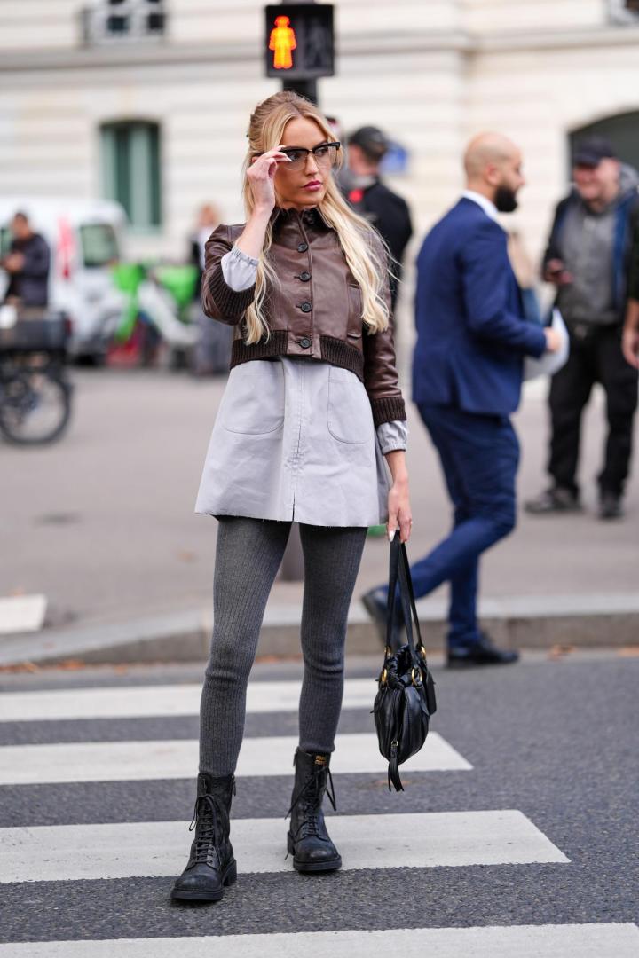 Kurze Jacken im Trend: Gesehen in Paris bei der Fashion Week