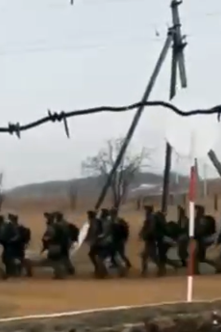 Video nordkoreanischer Soldaten in Russland