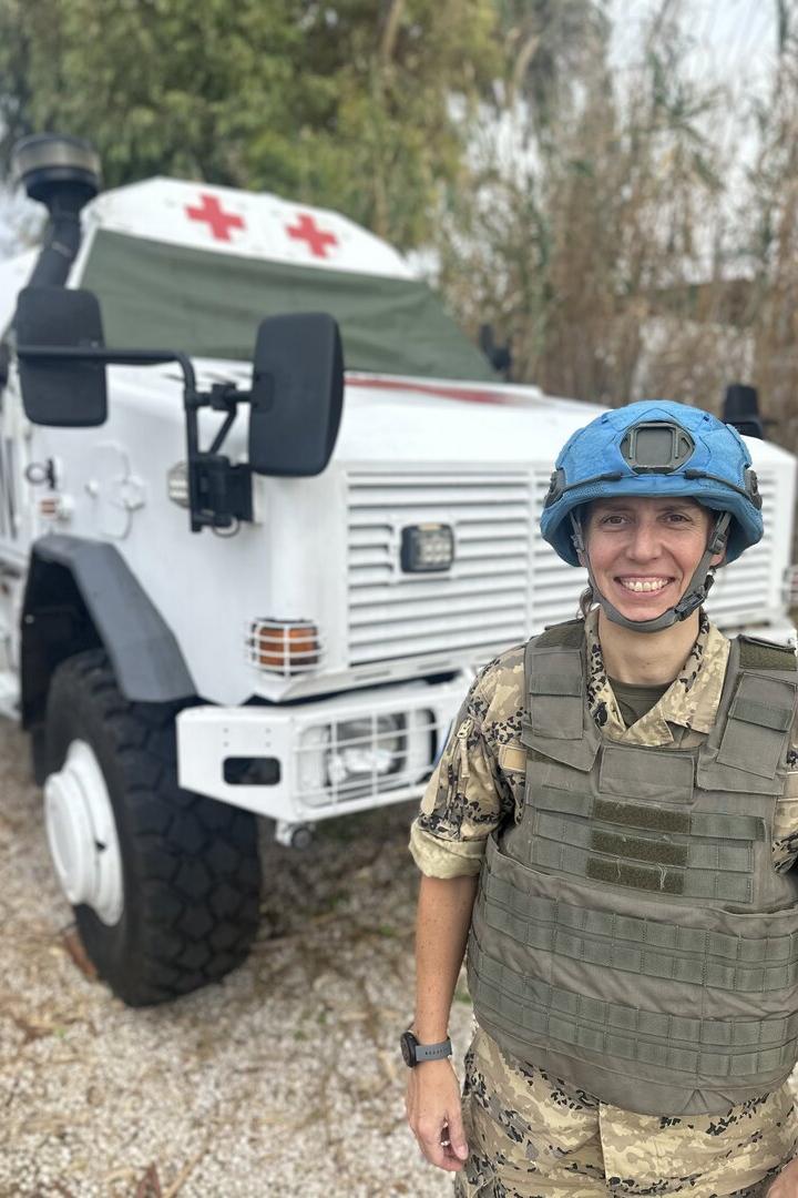 Oberstleutnant Maria Eder befehligt das österreichische Kontingent im Libanon