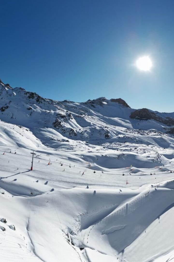 In Ischgl waren die Bedigungen in der ersten Hälfte der Weihnachtsferien ideal. Das Skigebiet am 28. Dezember 2024