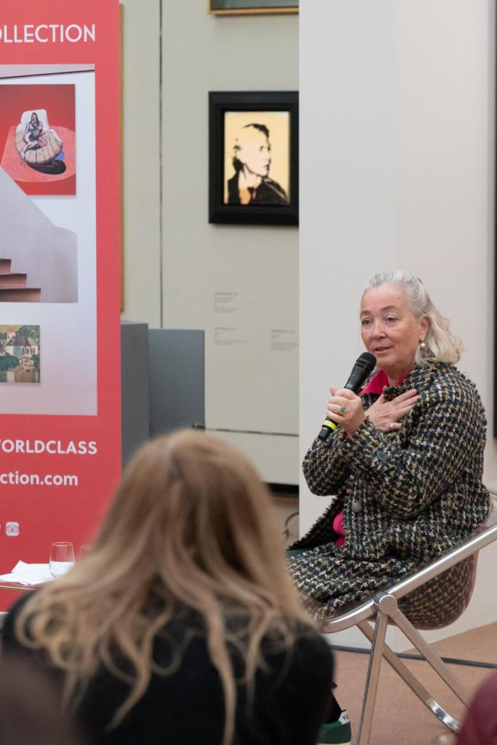 Dr. Agnes Husslein-Arco und KURIER-Kulturredakteur Thomas Trenkler sprachen in der Heidi Horten Collectionüber Trends, Herausforderungen und spannende Ausstellungen.
