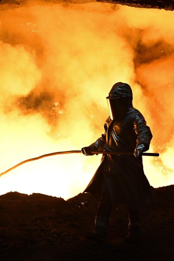 Stahlproduktion bei Thyssenkrupp Steel