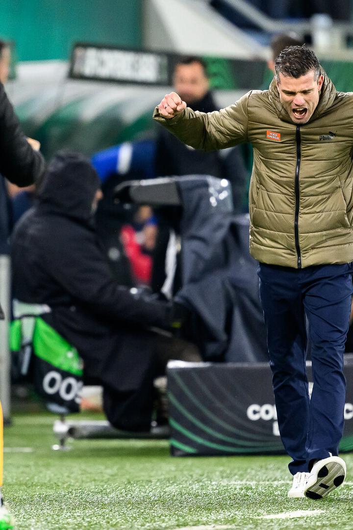 SK Rapid beim Conference League Achtelfinale gegen Banja Luka