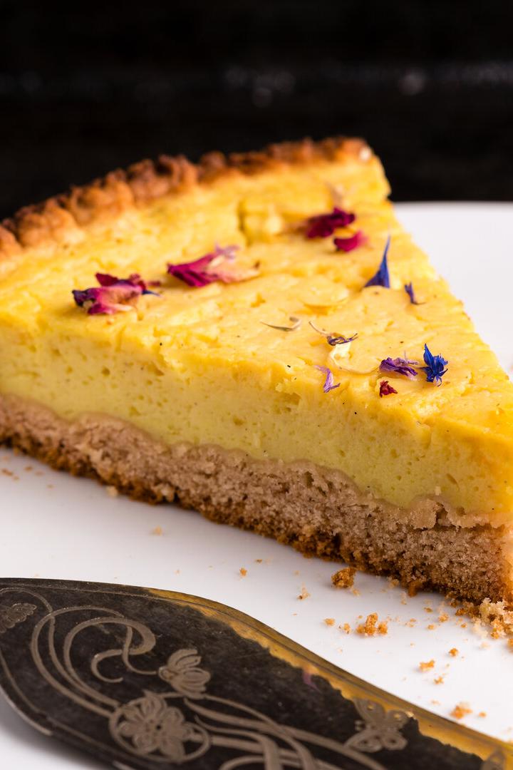 Veganer Lemon-Cheesecake