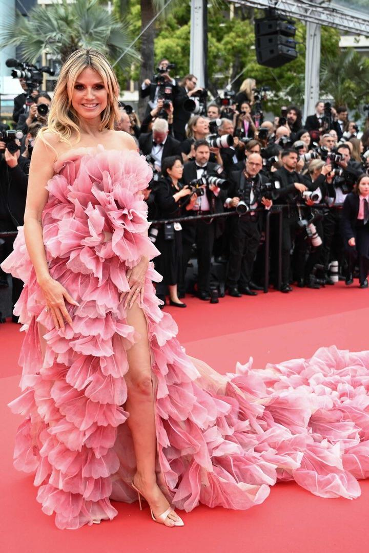 Trotz Dresscode-Verstoßes durfte Heidi Klum auf den Carpet.