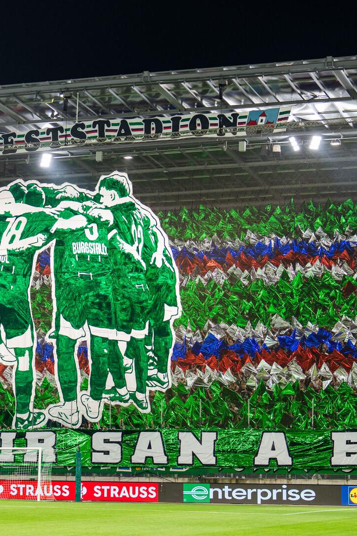 FUSSBALL: CONFERENCE LEAGUE / VIERTELFINALE / RÜCKSPIEL: SK RAPID - DJURGARDENS IF.