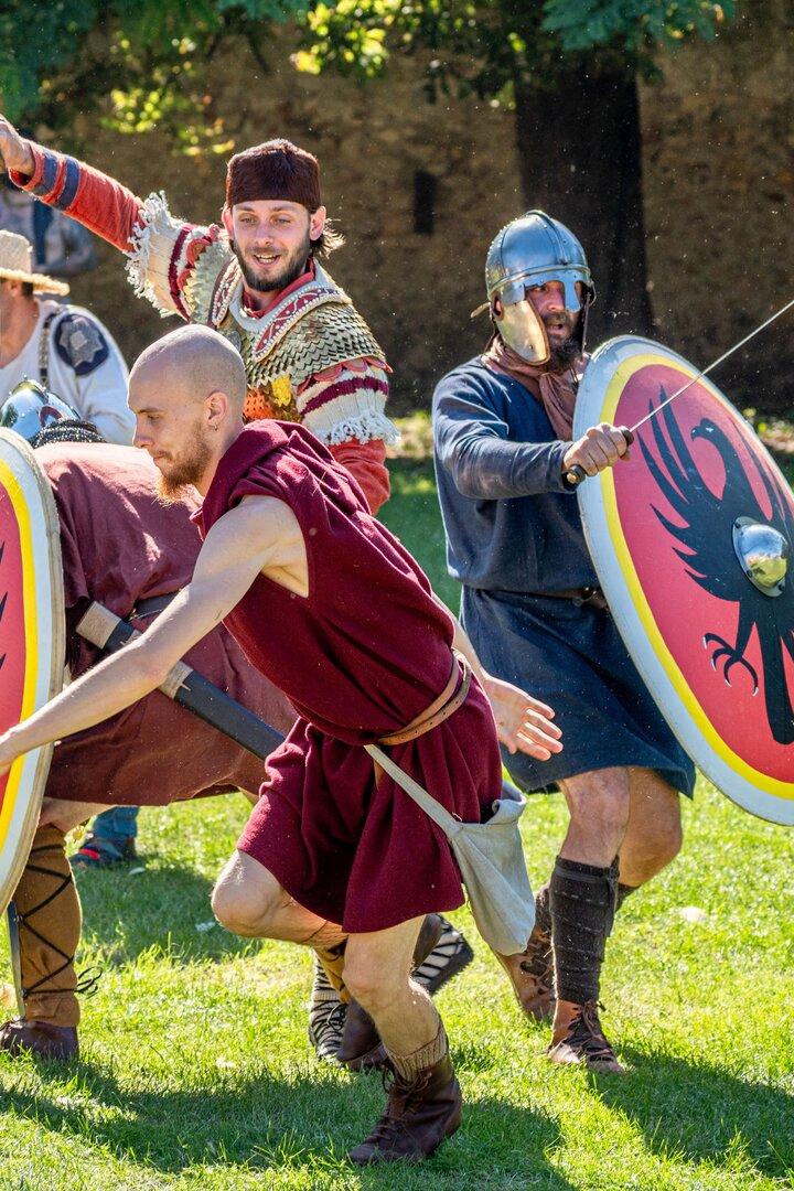 Kampfszene beim Römerfest in Carnuntum