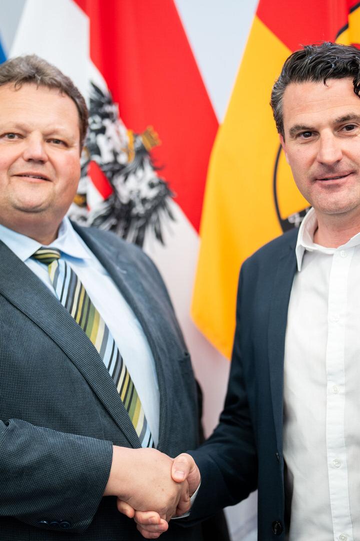 PK zum Landesparteivorstand ÖVP Burgenland mit Wahl des neuen Obmannes: Strobl / Zarits.