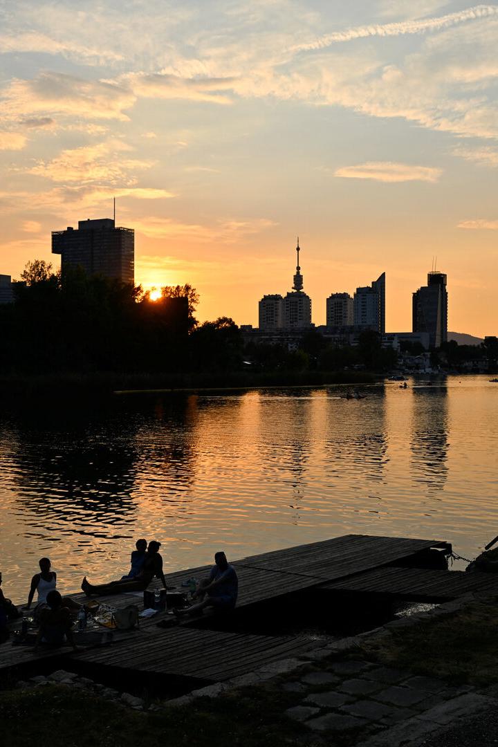 Heat wave hits Austria on what is expected to become the hottest day of the year so far