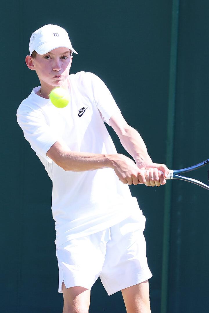 Starker Auftritt: Moritz Freitag gewann den U14-Bewerb in Wimbledon