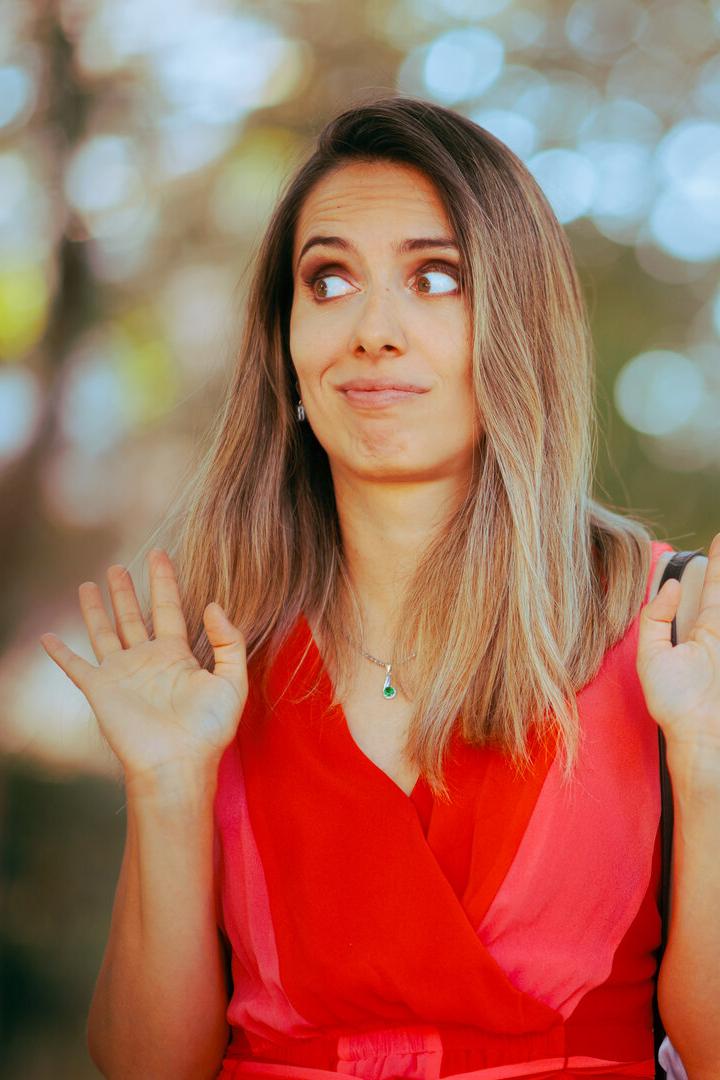Person Pretending Not to See Someone Waving and Saluting