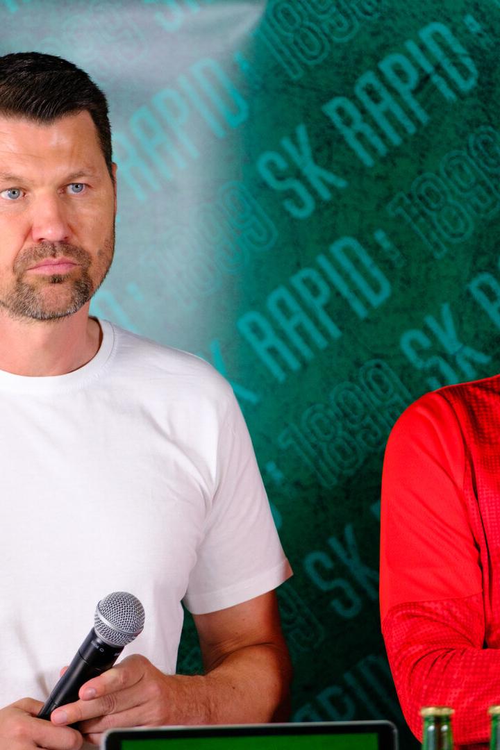 Auftritt als Duo: Stöger (re.) mit Katzer