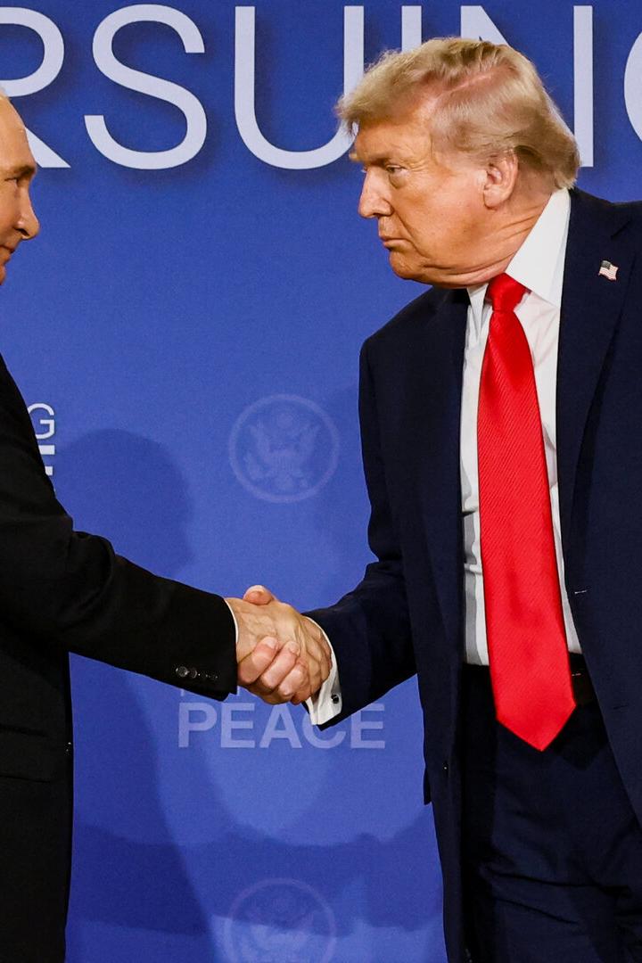 U.S. President Trump meets with Russian President Putin in Alaska