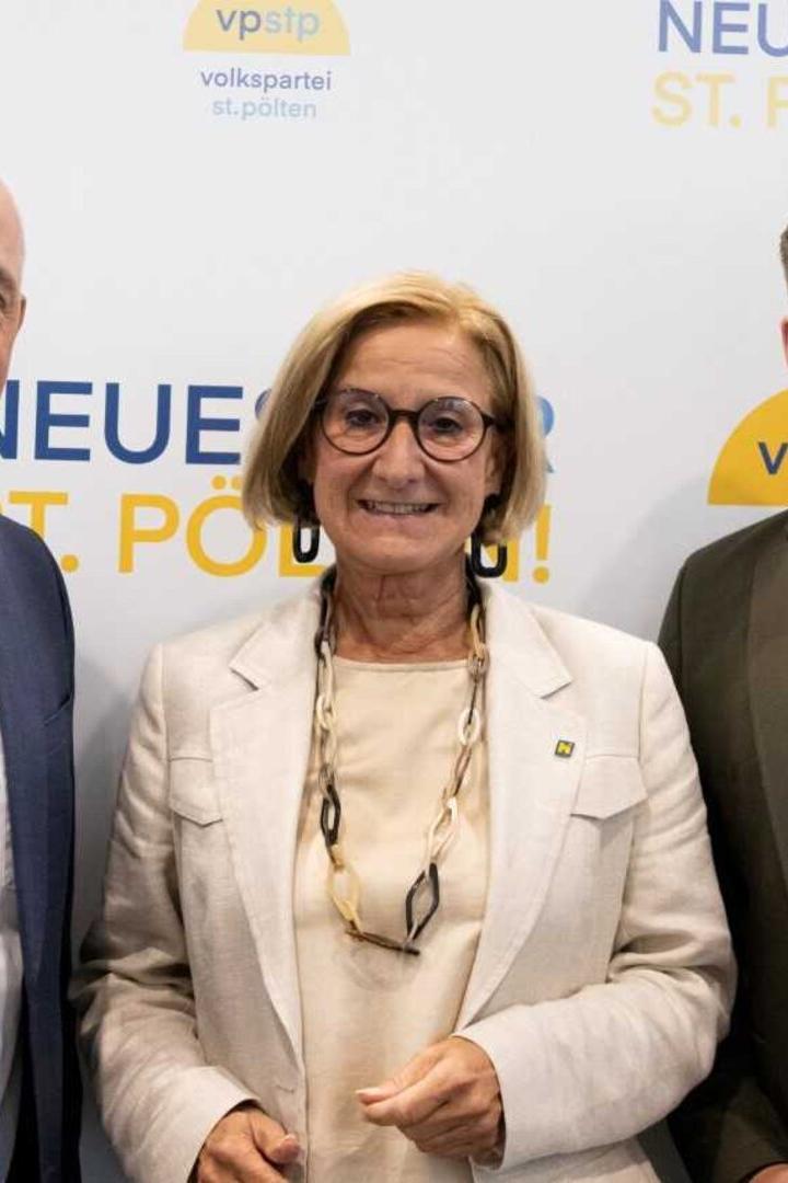 Adl, Mikl-Leitner und Krumböck am Parteitag