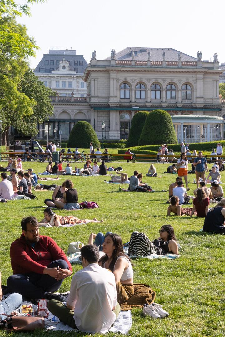 Stadtpark, Themenbild Frühling