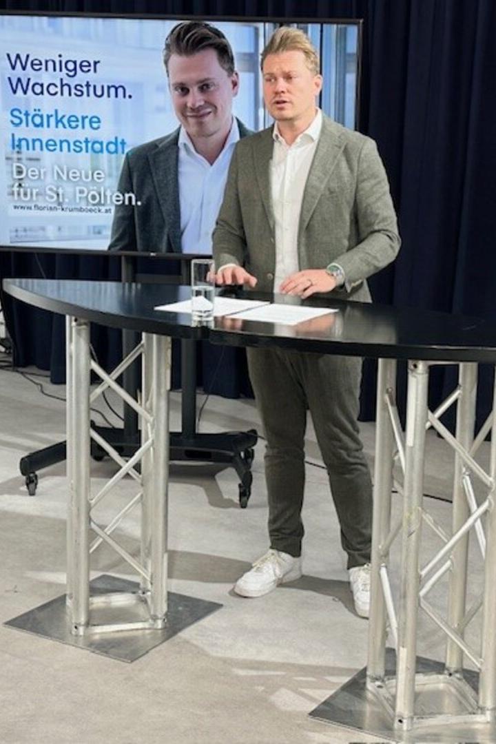 ÖVP-Spitzenkandidat Florian Krumböck