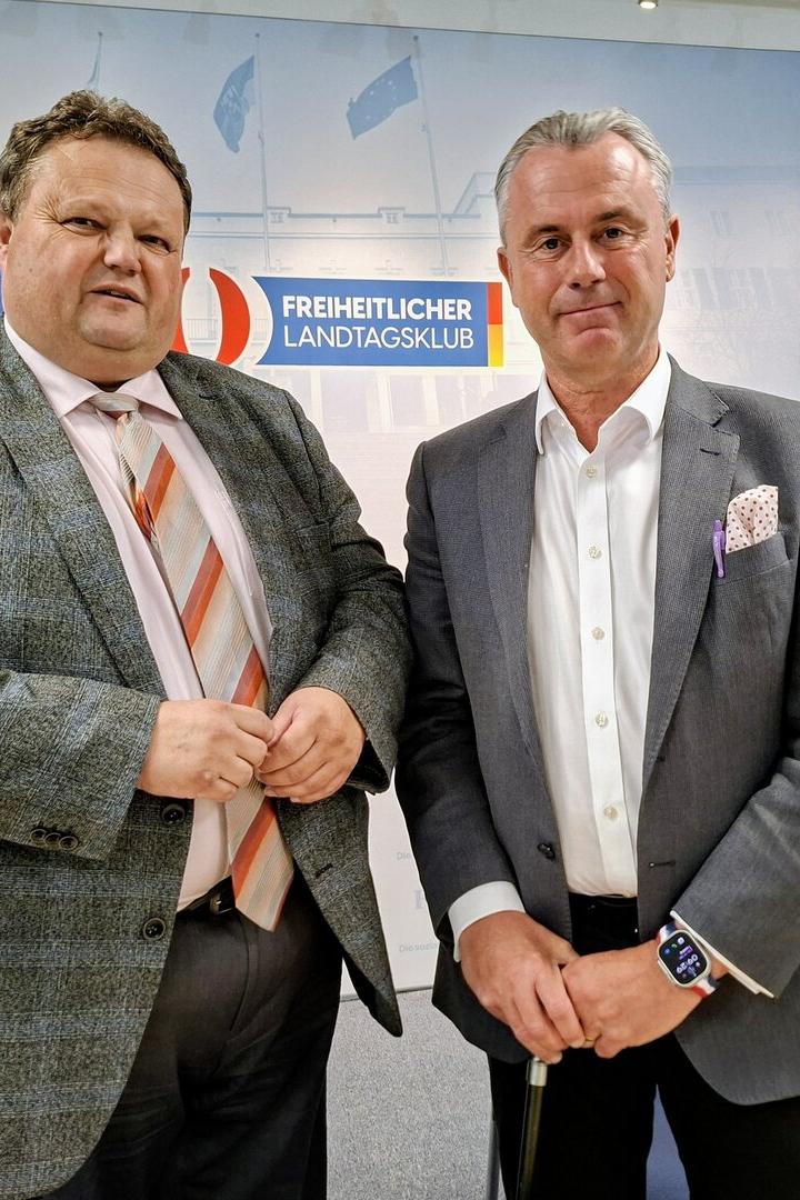 Norbert Hofer (FPÖ), Bernd Strobl (ÖVP)