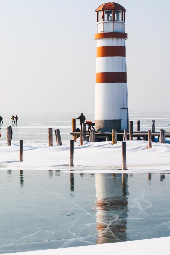 Eislaufen am Neusiedler See