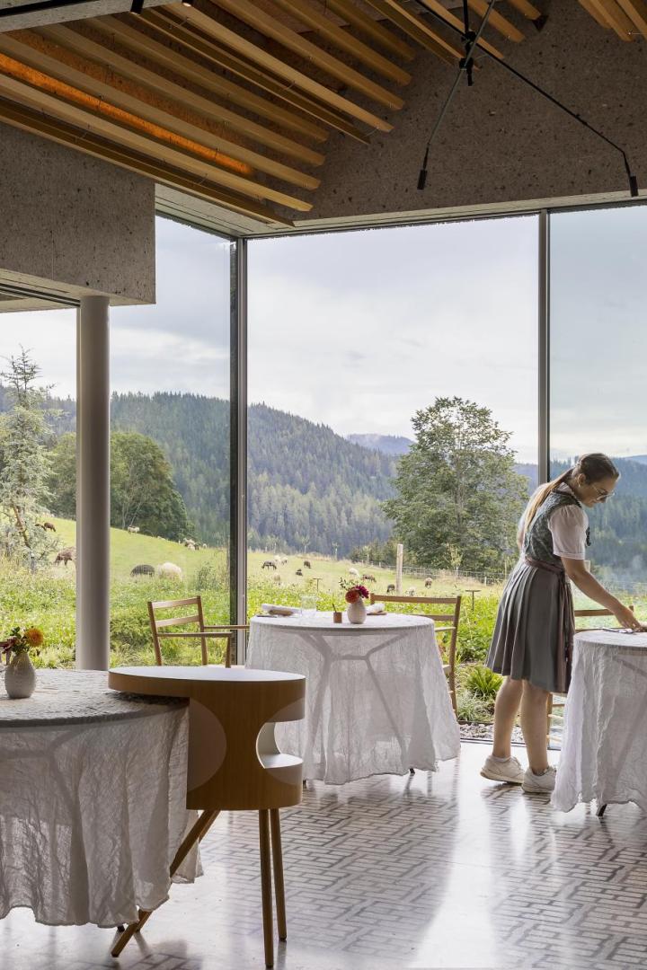 Innenansicht Steirereck Pogusch