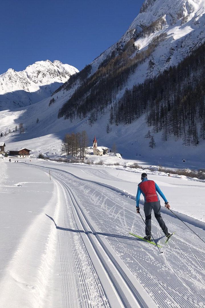 Langläufer in Südtirol