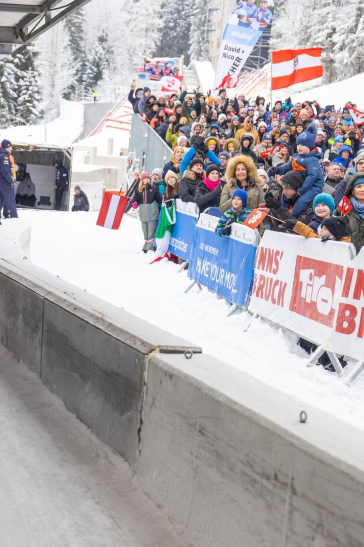 Diese Bilder wird es in diesem Winter im Eiskanal von Igls nicht geben
