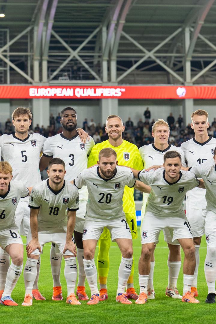 Österreichs siegreiche Elf auf Zypern