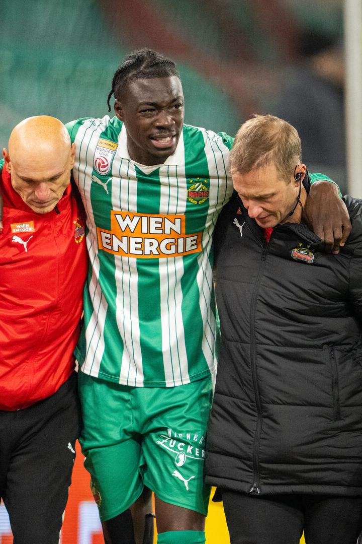 Schwer verletzt: Raux-Yao