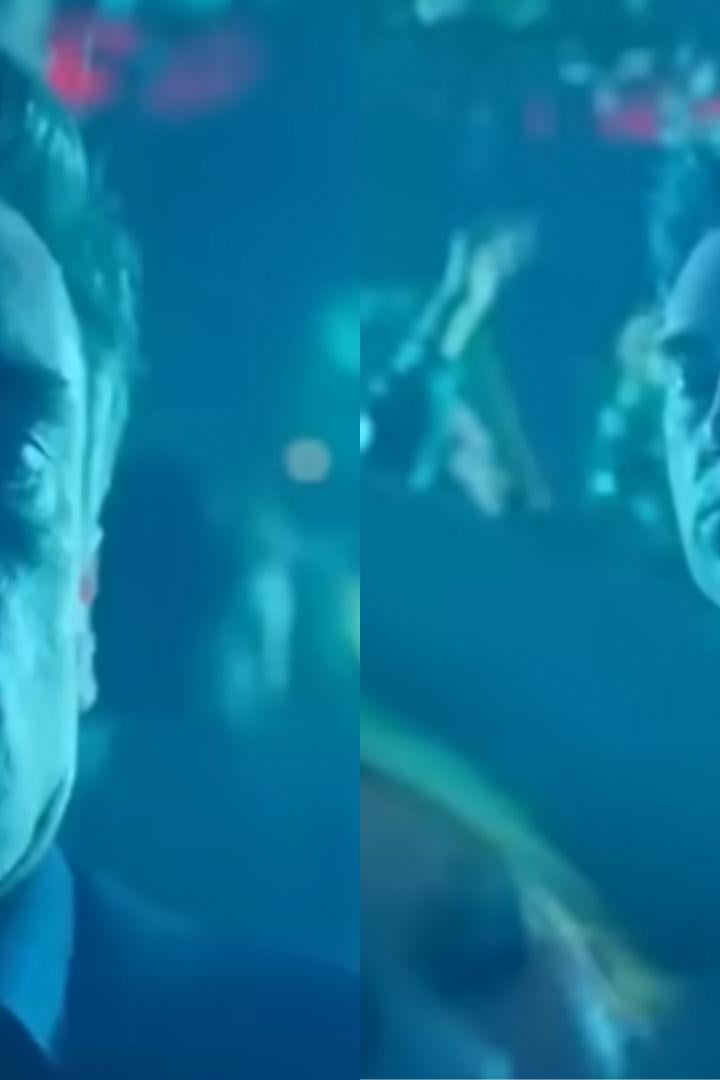 Jon Hamm tanzt mit geschlossenen Augen in einer Clubszene aus der Serie „Deine Freunde & Nachbarn“, die als Meme viral ging.