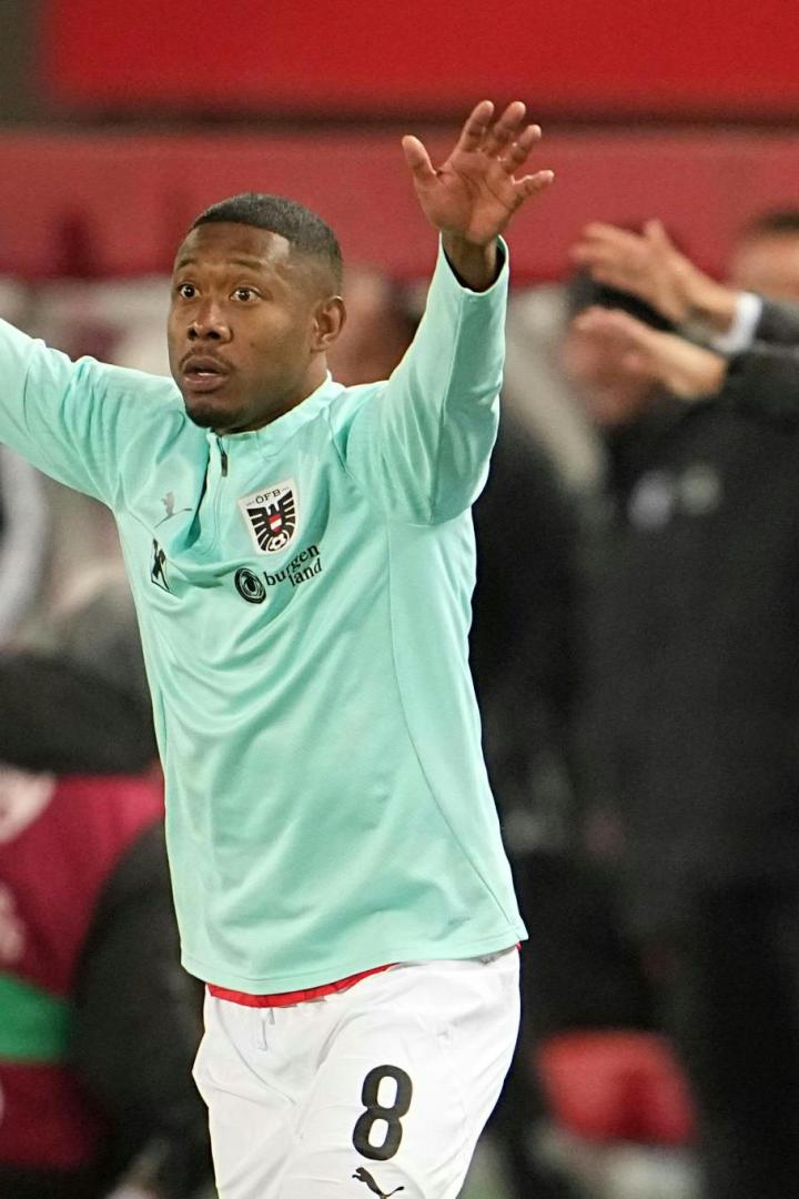 ÖFB-Teamchef Rangnick mit Kapitän Alaba