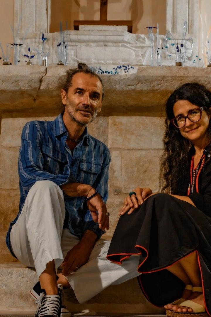 Glaskünstler Andrea Penzo und Cristina Fiore 