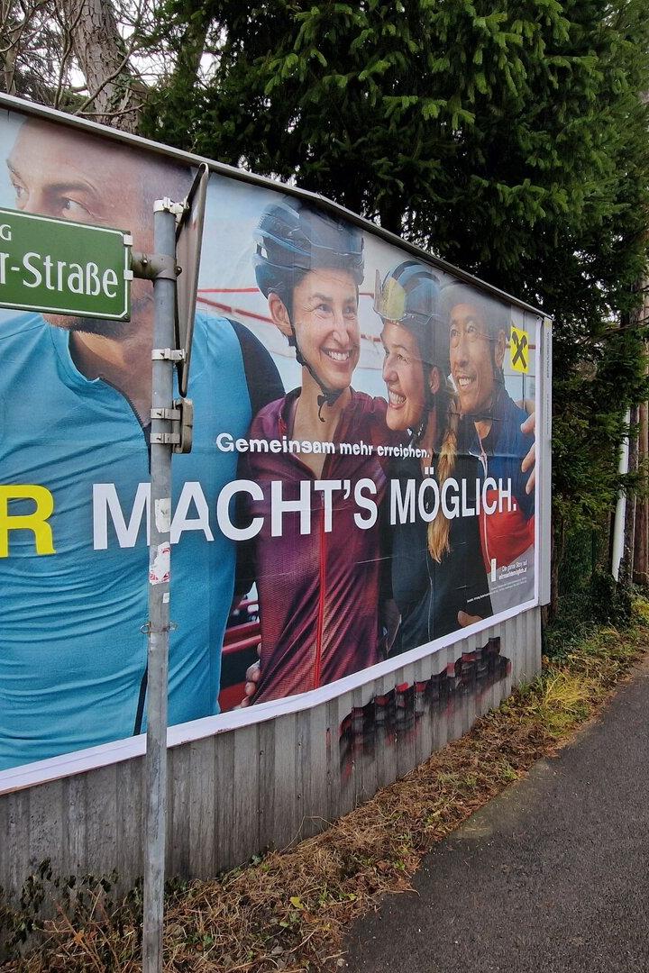 Straßenschild in Graz, das an den antisemitischen Wiener Bürgermeister erinnert.