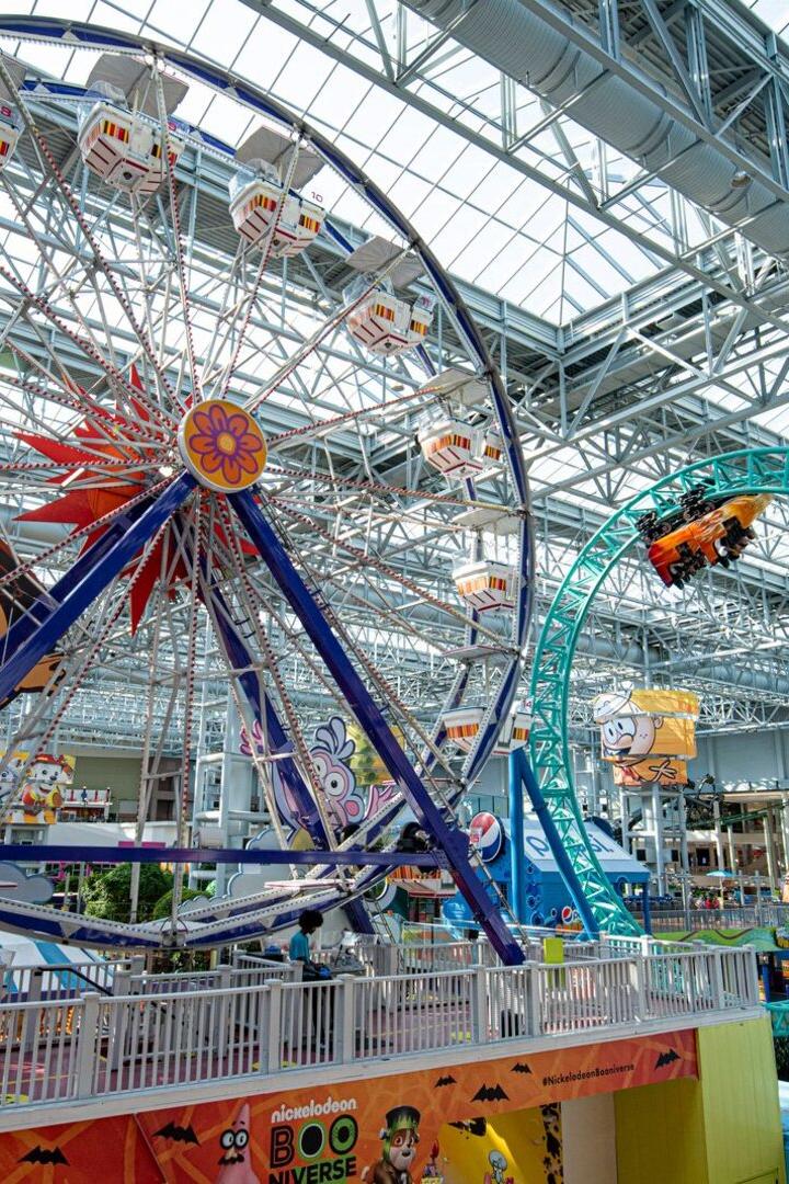 Der größte überdachte Freizeitpark der USA ist ein Teil der„Mall of America“.